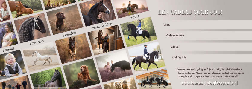 Cadeaubon Laura Dijkslag Fotografie